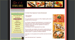 Desktop Screenshot of cusushi.com